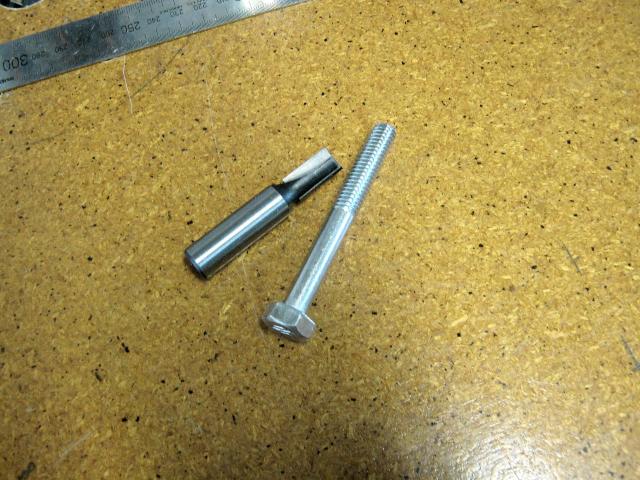 10mm Straight Bit and 3/8&quot; Bolt